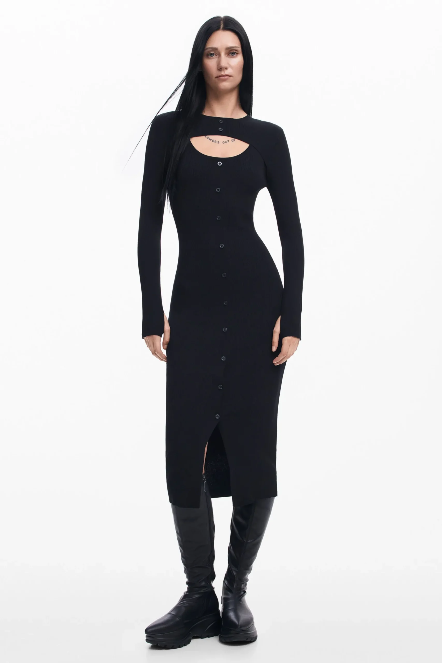 Ropa De Punto|Vestidos Y Monos-Desigual Vestido cutout Maitrepierre