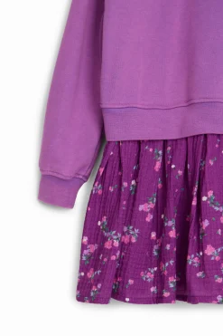 Vestidos-Desigual Vestido dos piezas