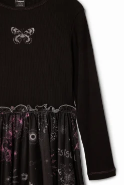 Vestidos-Desigual Vestido dos piezas
