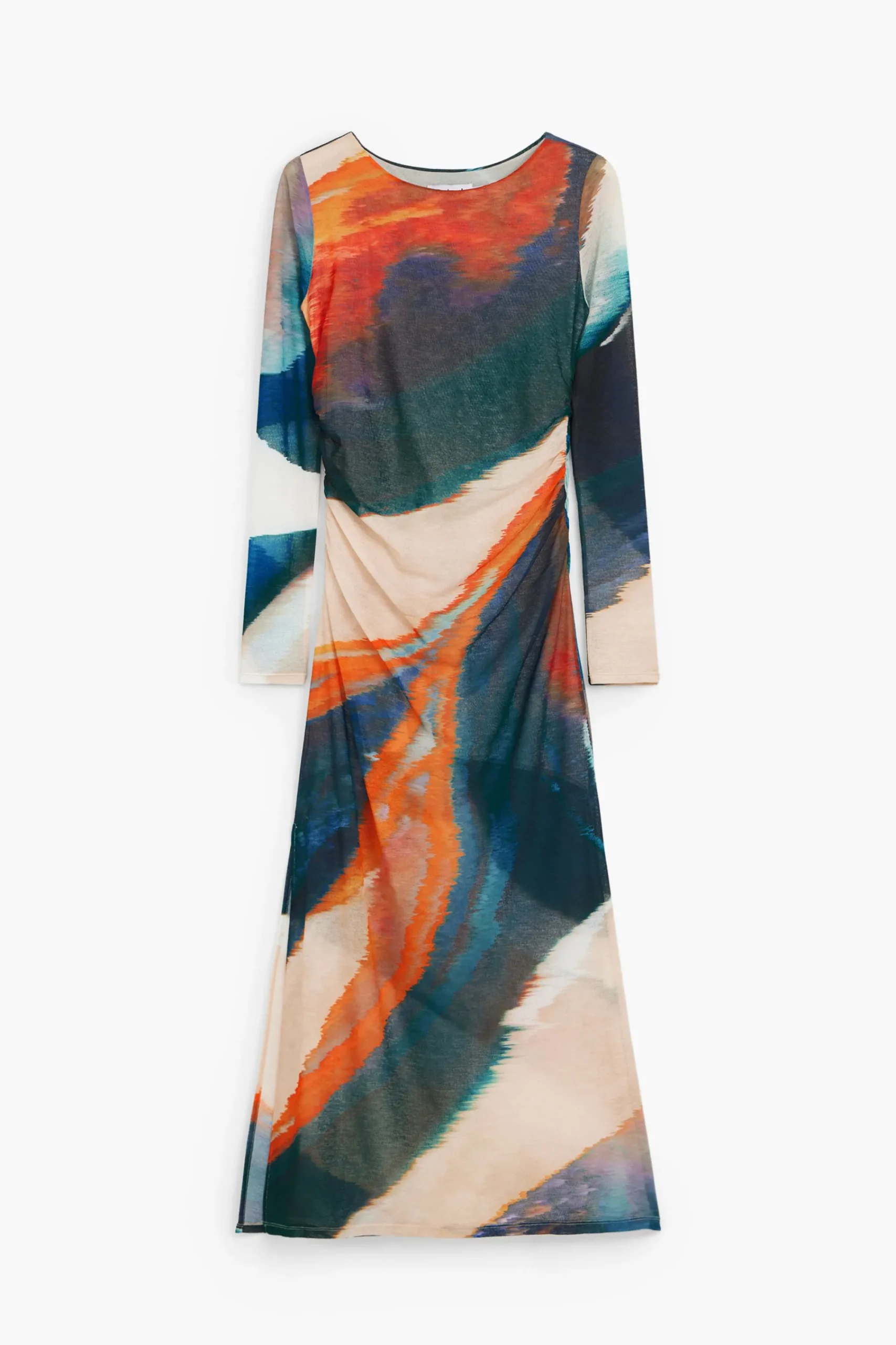 Vestidos Y Monos-Desigual Vestido estampado