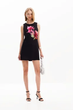Vestidos Y Monos-Desigual Vestido estampado flor