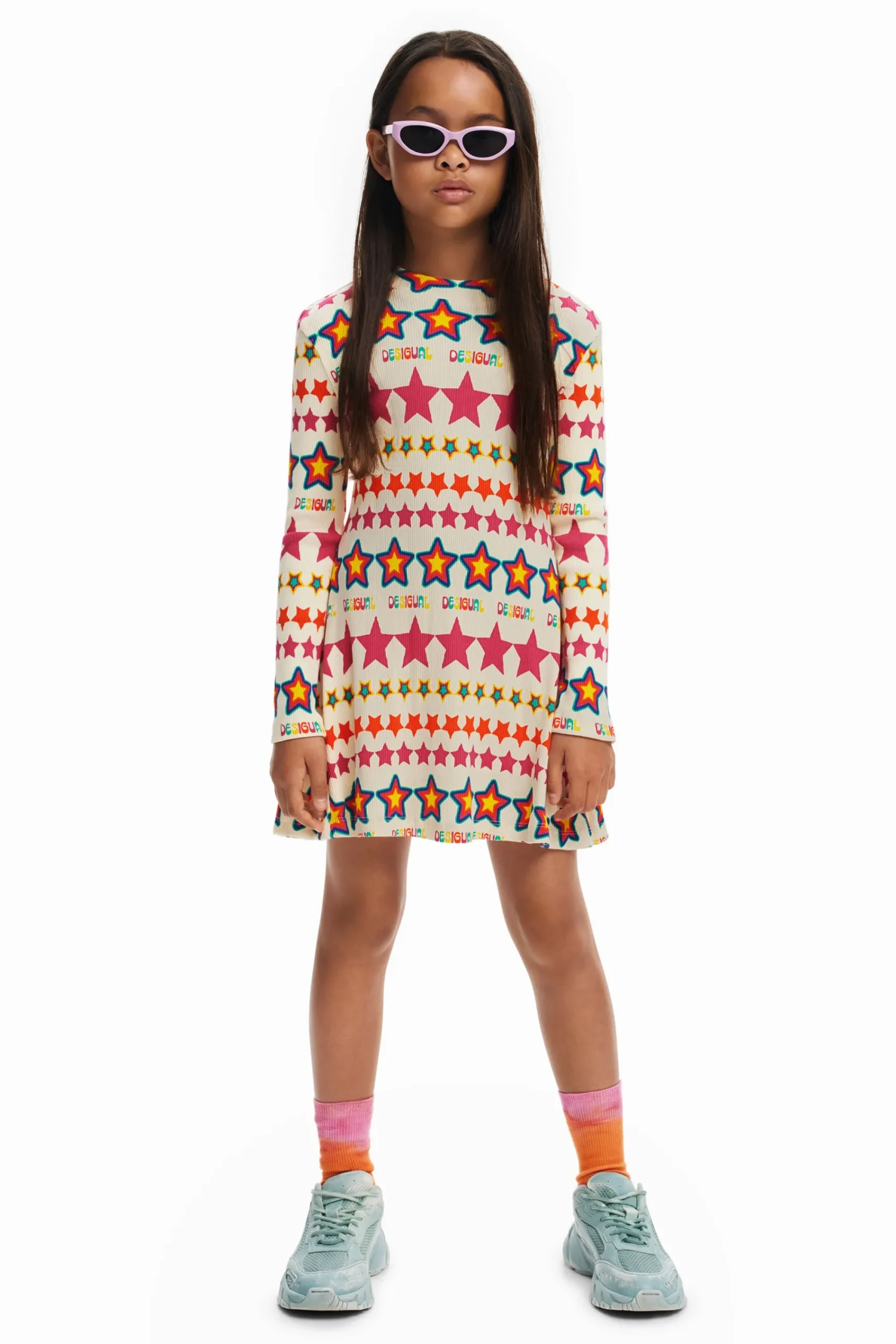 Vestidos-Desigual Vestido estrellas