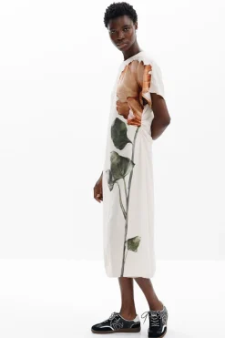 Vestidos Y Monos-Desigual Vestido flor