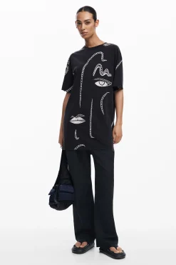 Vestidos Y Monos-Desigual Vestido ilustraciones