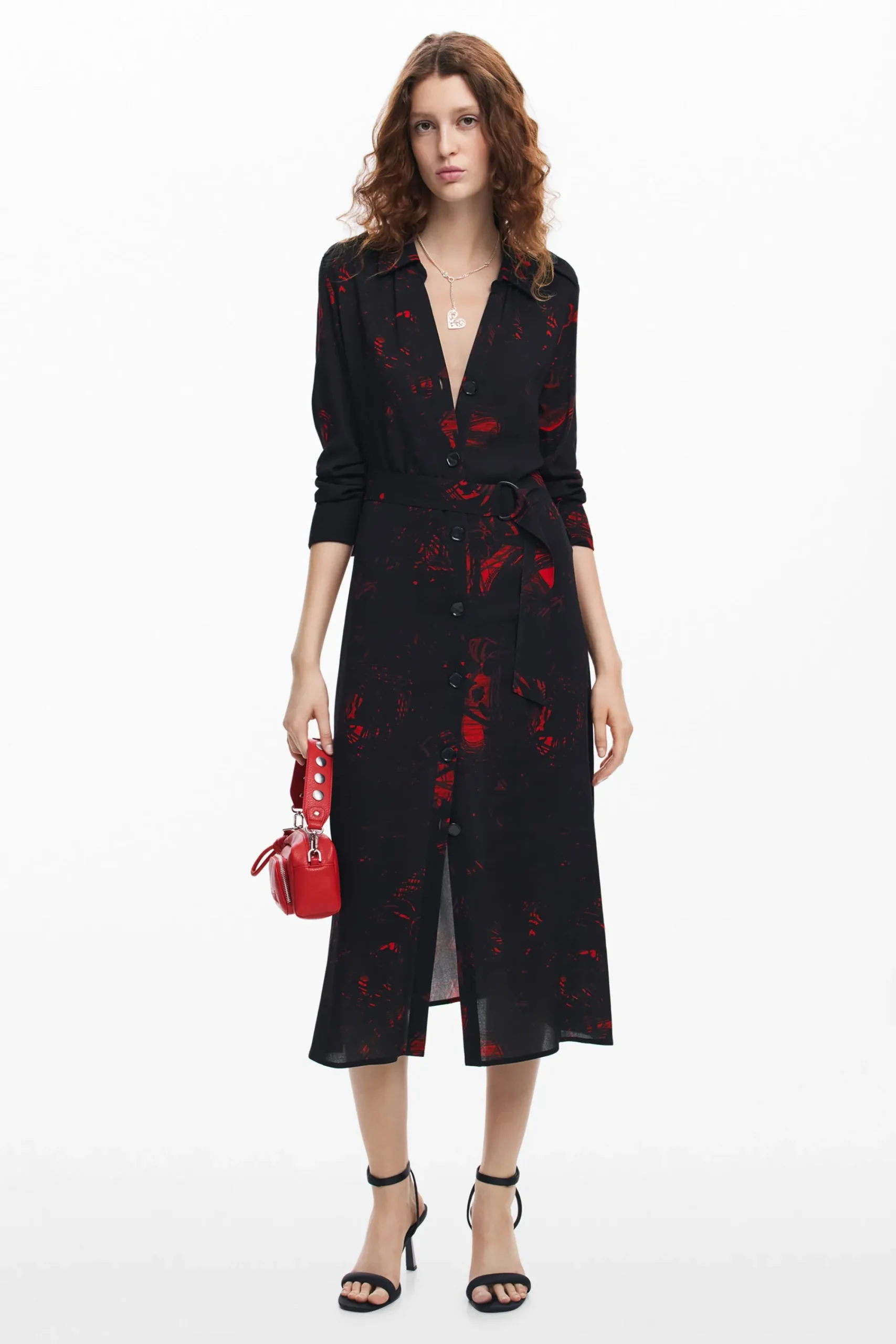 Vestidos Y Monos-Desigual Vestido midi camisero M. Christian Lacroix
