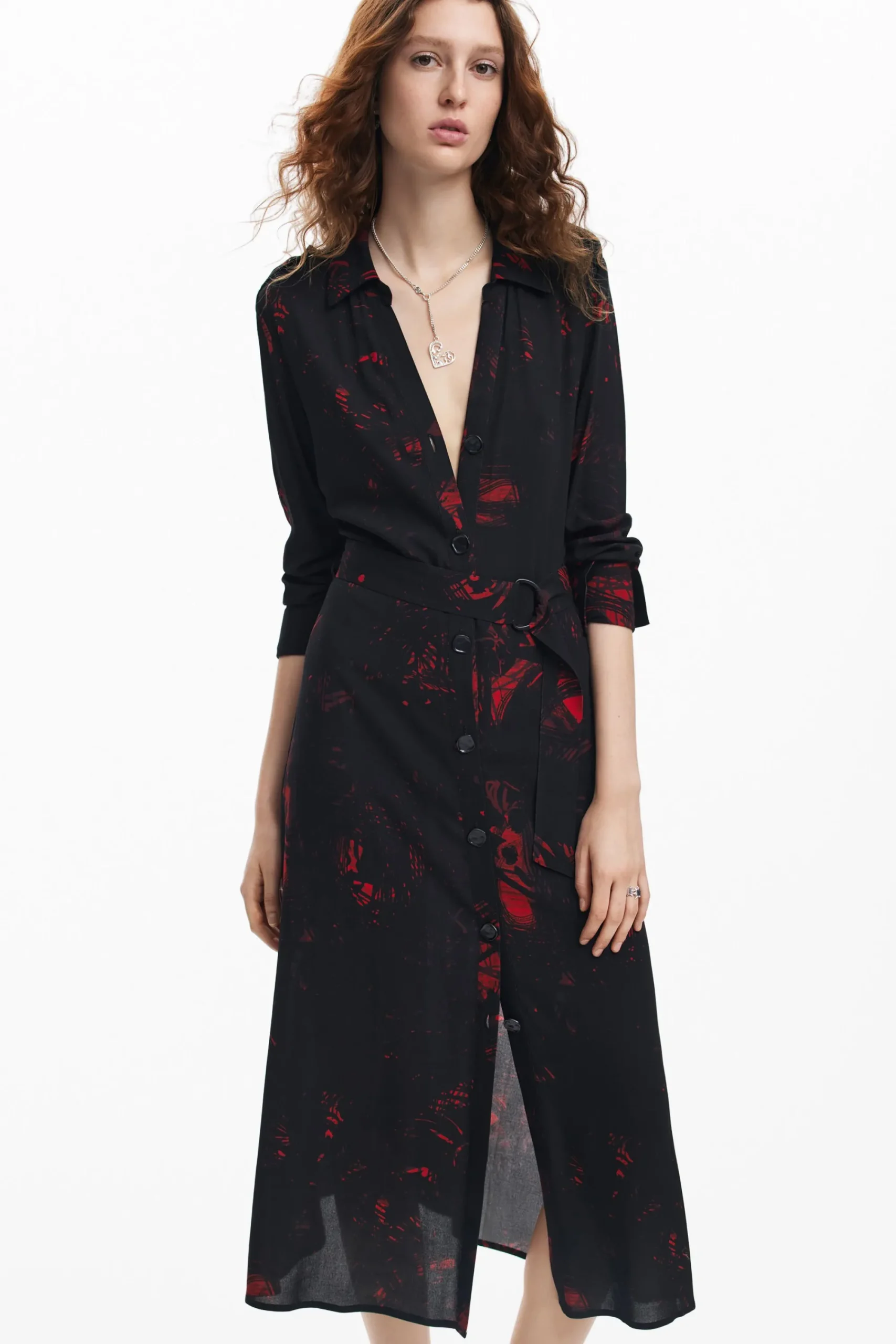 Vestidos Y Monos-Desigual Vestido midi camisero M. Christian Lacroix