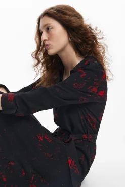 Vestidos Y Monos-Desigual Vestido midi camisero M. Christian Lacroix