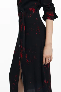 Vestidos Y Monos-Desigual Vestido midi camisero M. Christian Lacroix