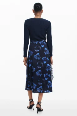 Vestidos Y Monos-Desigual Vestido midi combinado