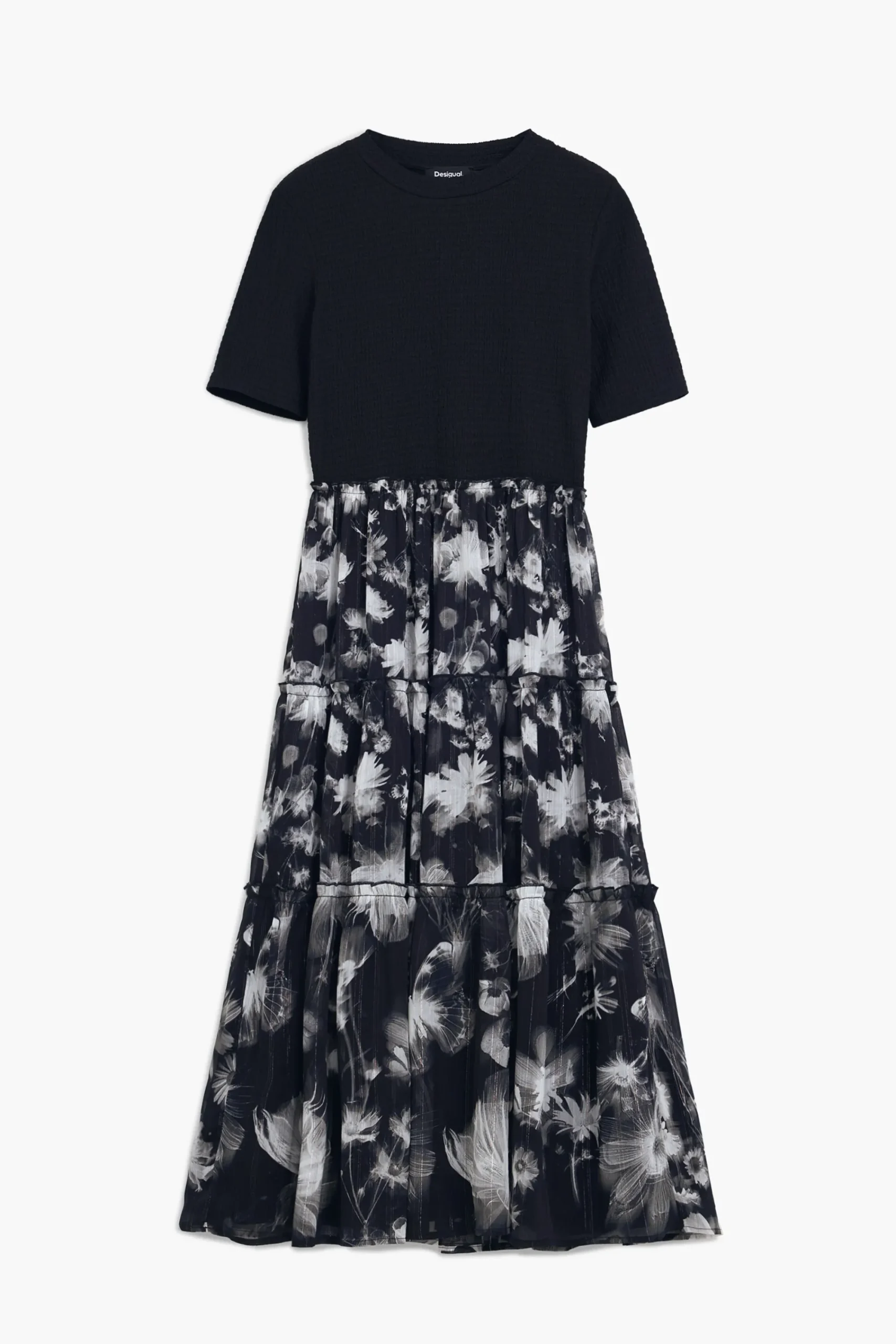 Vestidos Y Monos-Desigual Vestido midi combinado