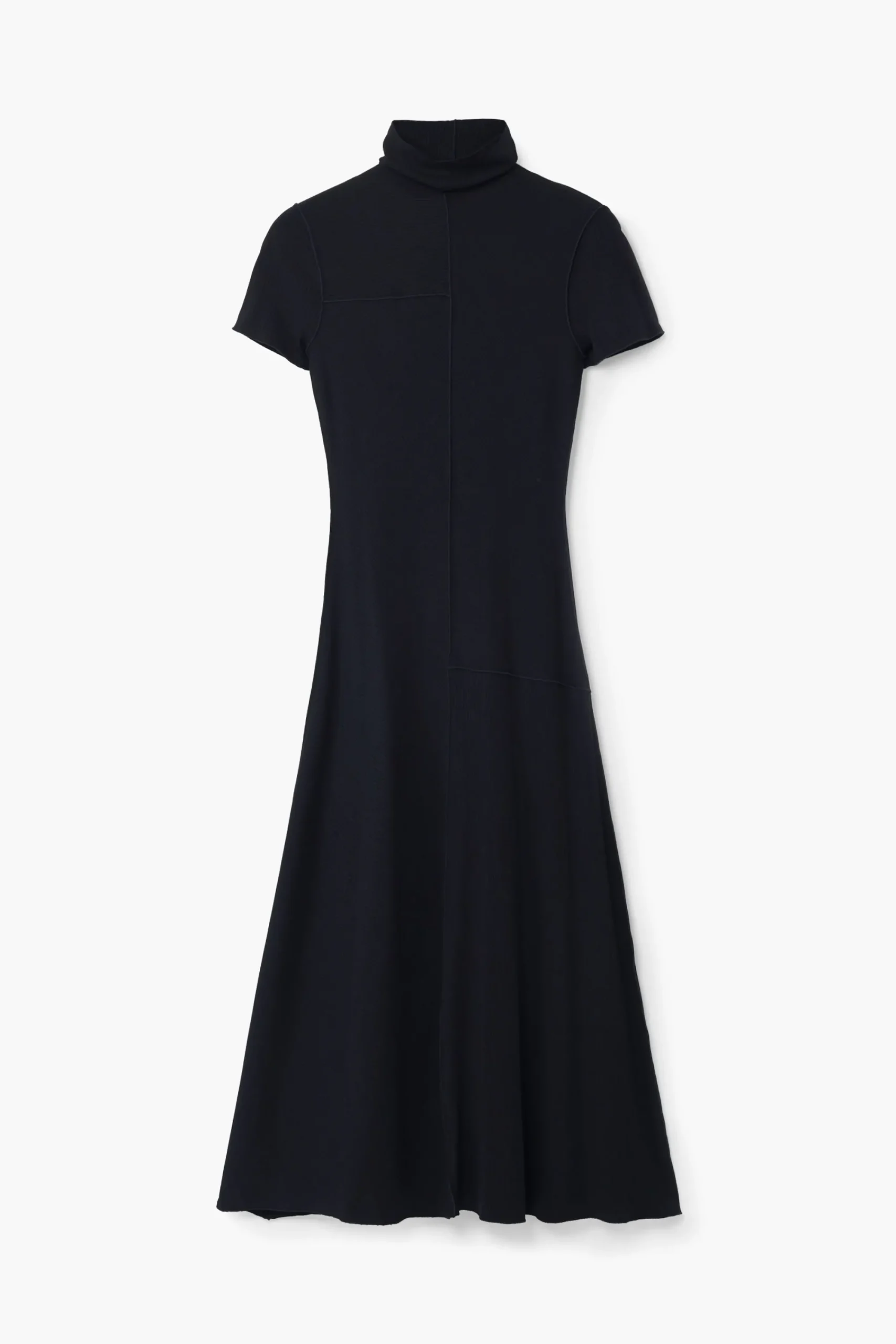 Vestidos Y Monos-Desigual Vestido midi cuello alto