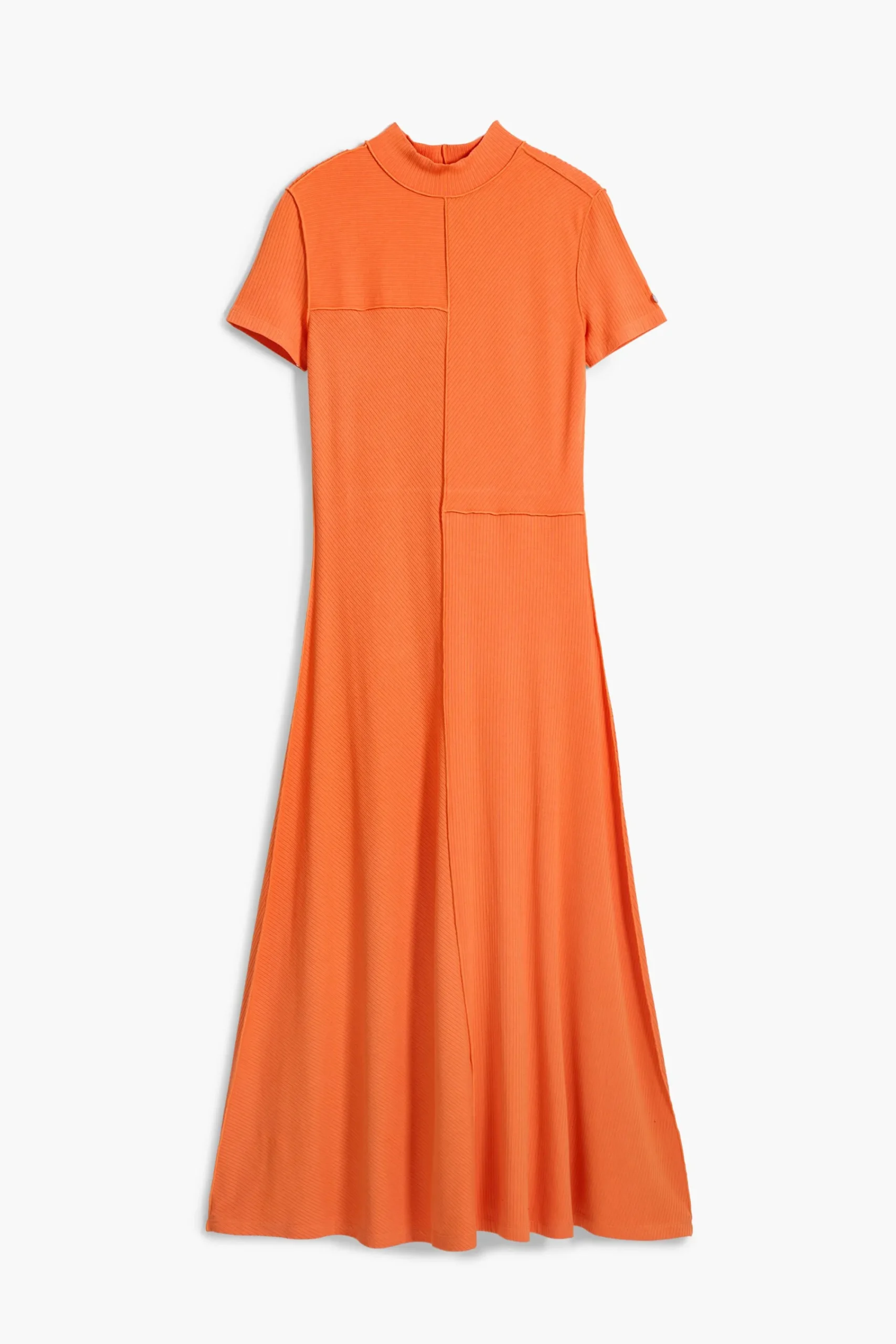Vestidos Y Monos-Desigual Vestido midi cuello alto