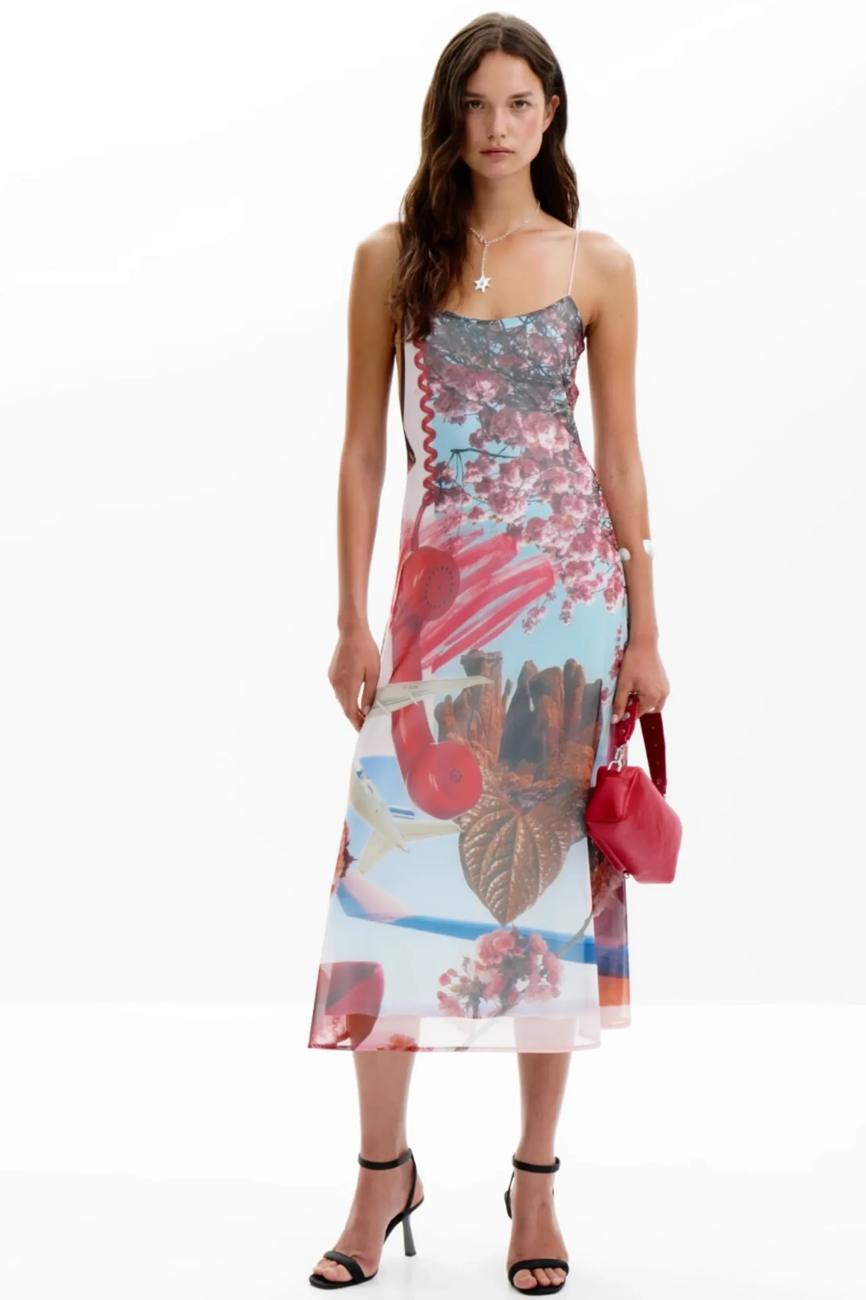 Vestidos Y Monos-Desigual Vestido midi estampado M. Christian Lacroix