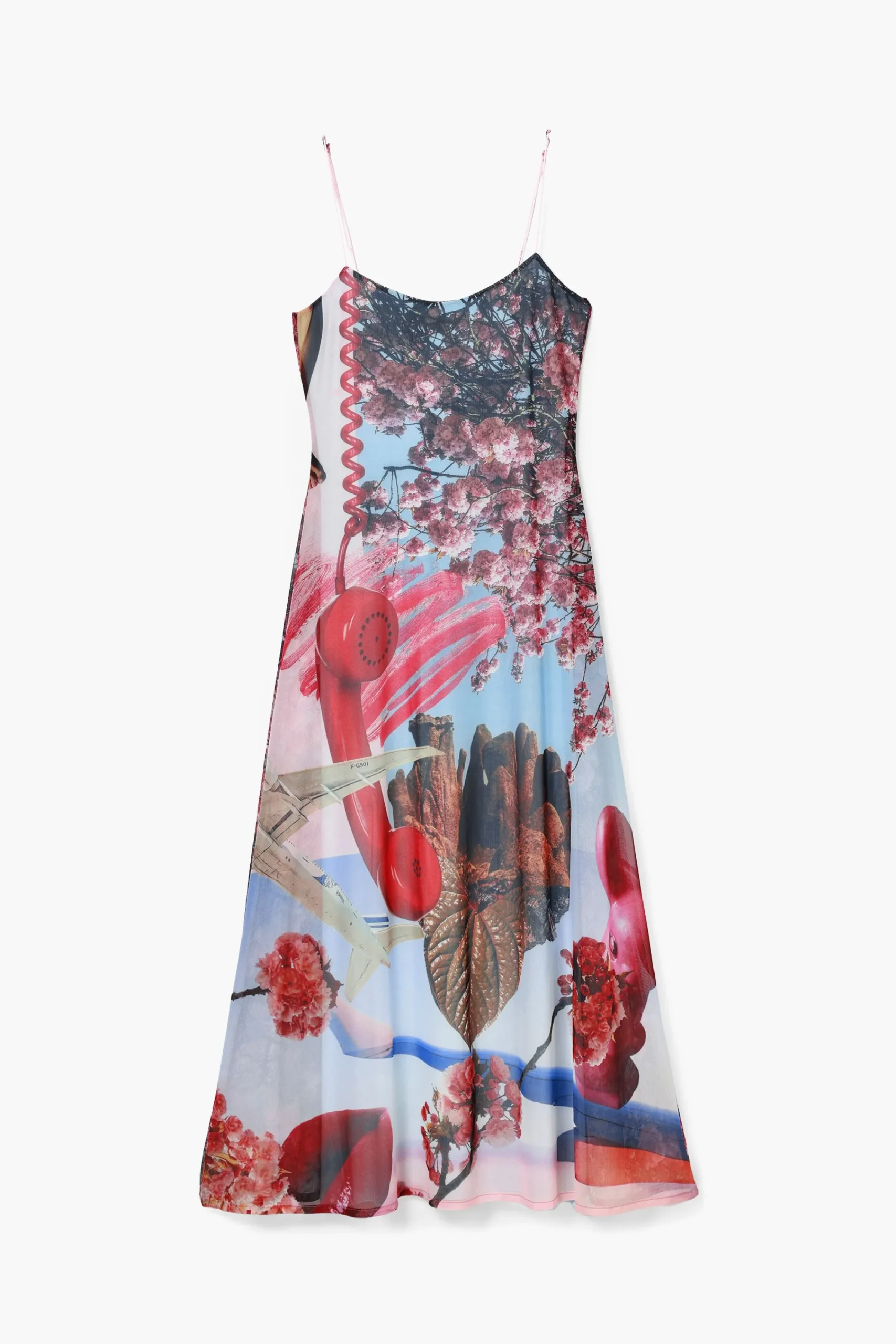 Vestidos Y Monos-Desigual Vestido midi estampado M. Christian Lacroix
