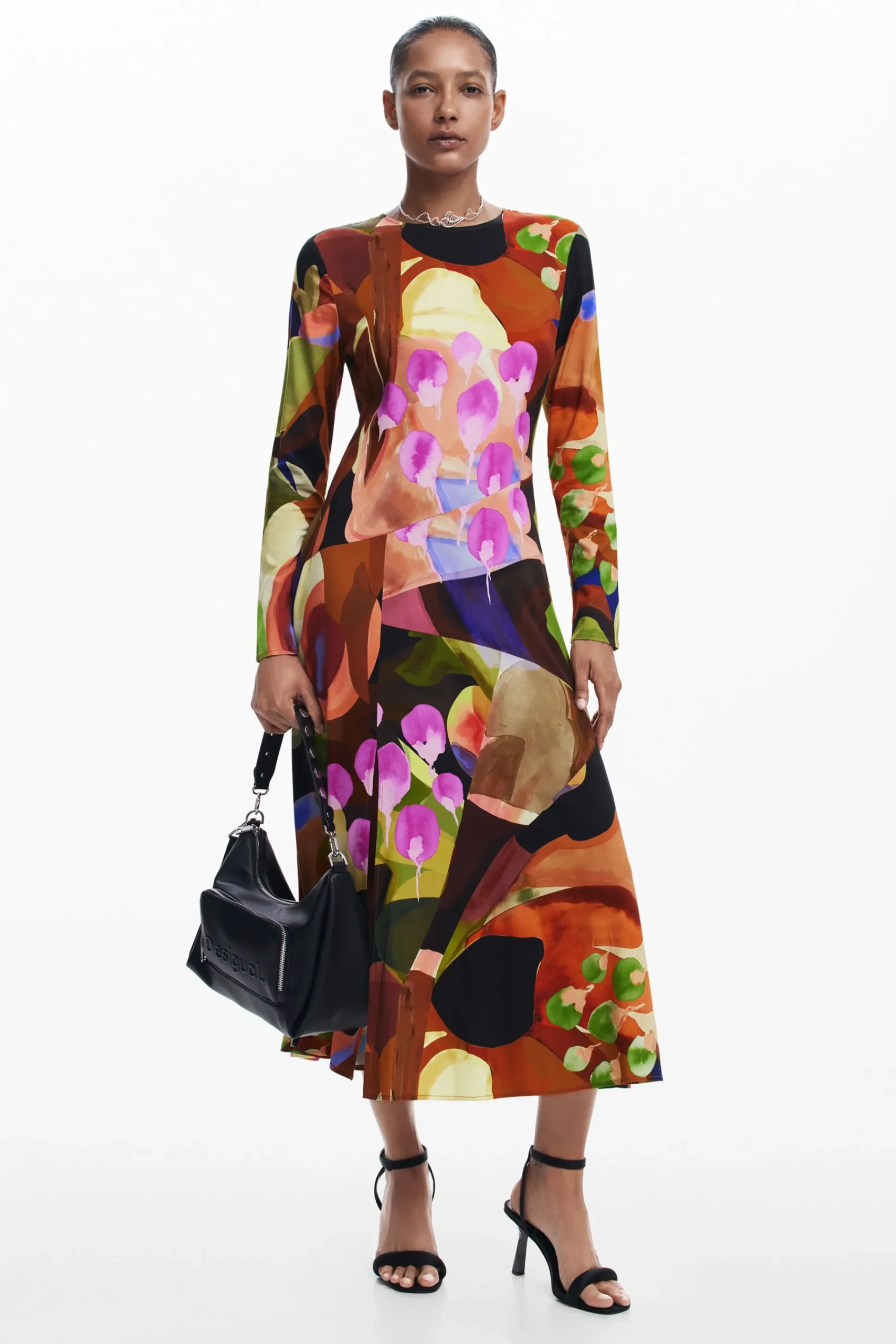 Vestidos Y Monos-Desigual Vestido midi estampado M. Christian Lacroix