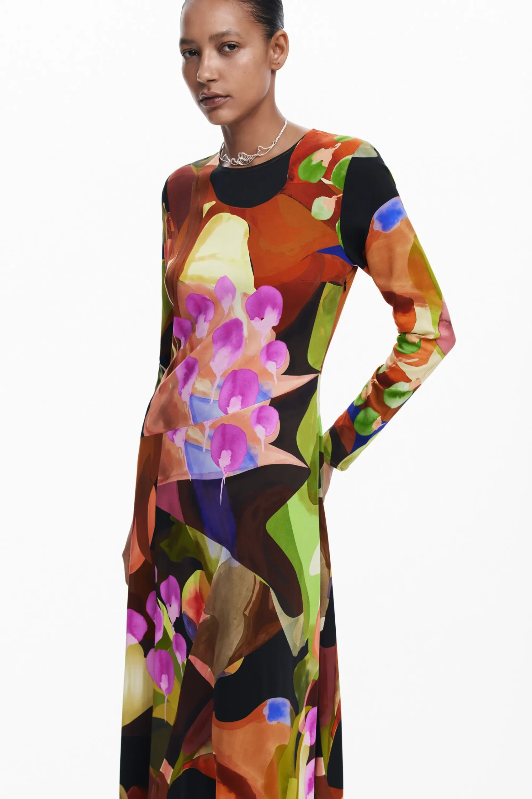 Vestidos Y Monos-Desigual Vestido midi estampado M. Christian Lacroix