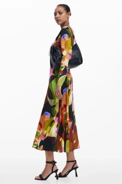 Vestidos Y Monos-Desigual Vestido midi estampado M. Christian Lacroix