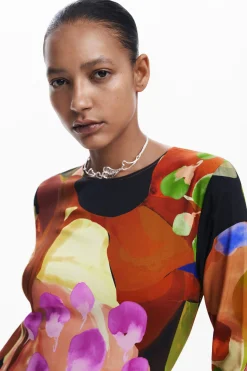 Vestidos Y Monos-Desigual Vestido midi estampado M. Christian Lacroix