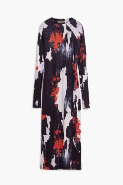 Vestidos Y Monos-Desigual Vestido midi estampado Maitrepierre