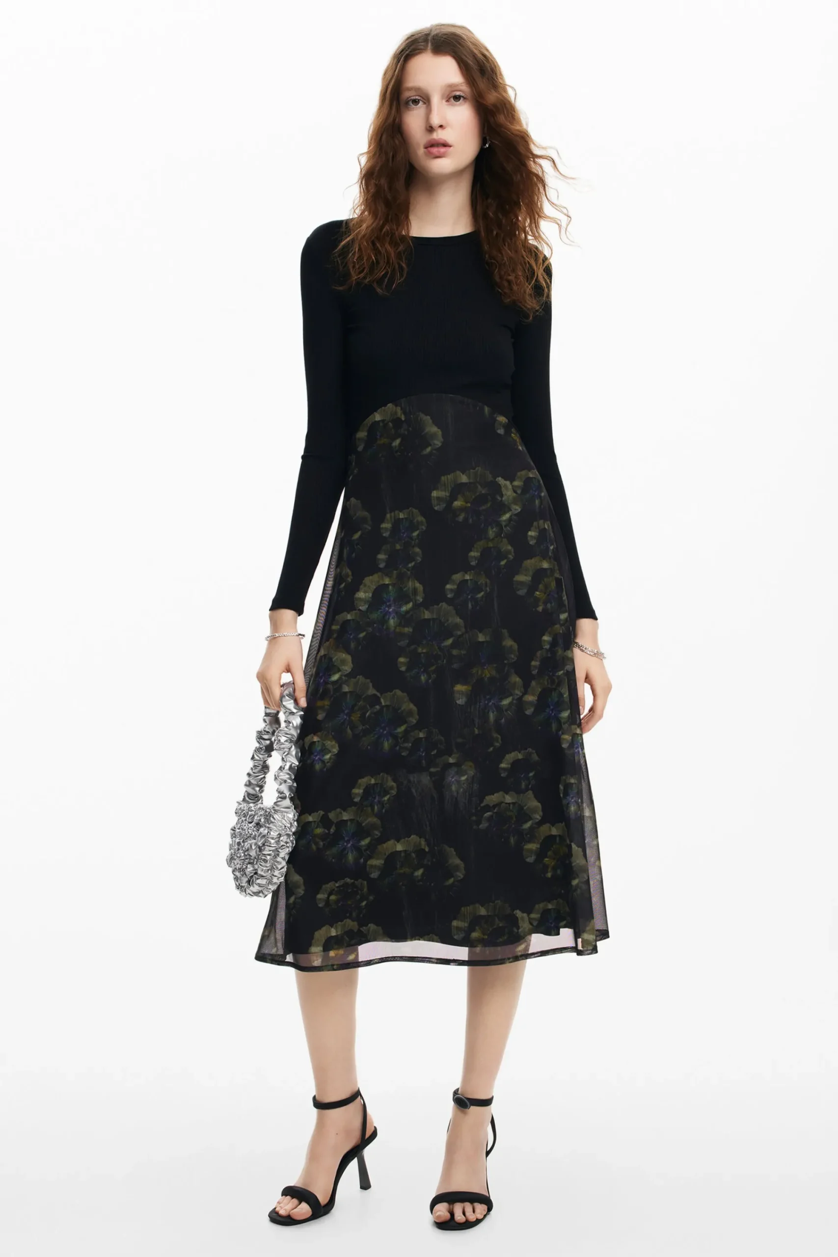 Vestidos Y Monos-Desigual Vestido midi floral M. Christian Lacroix