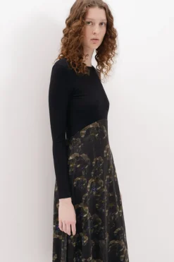 Vestidos Y Monos-Desigual Vestido midi floral M. Christian Lacroix