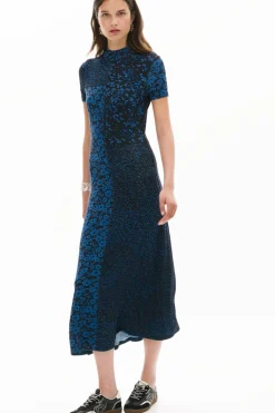 Vestidos Y Monos-Desigual Vestido midi flores