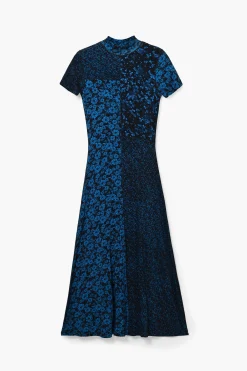 Vestidos Y Monos-Desigual Vestido midi flores