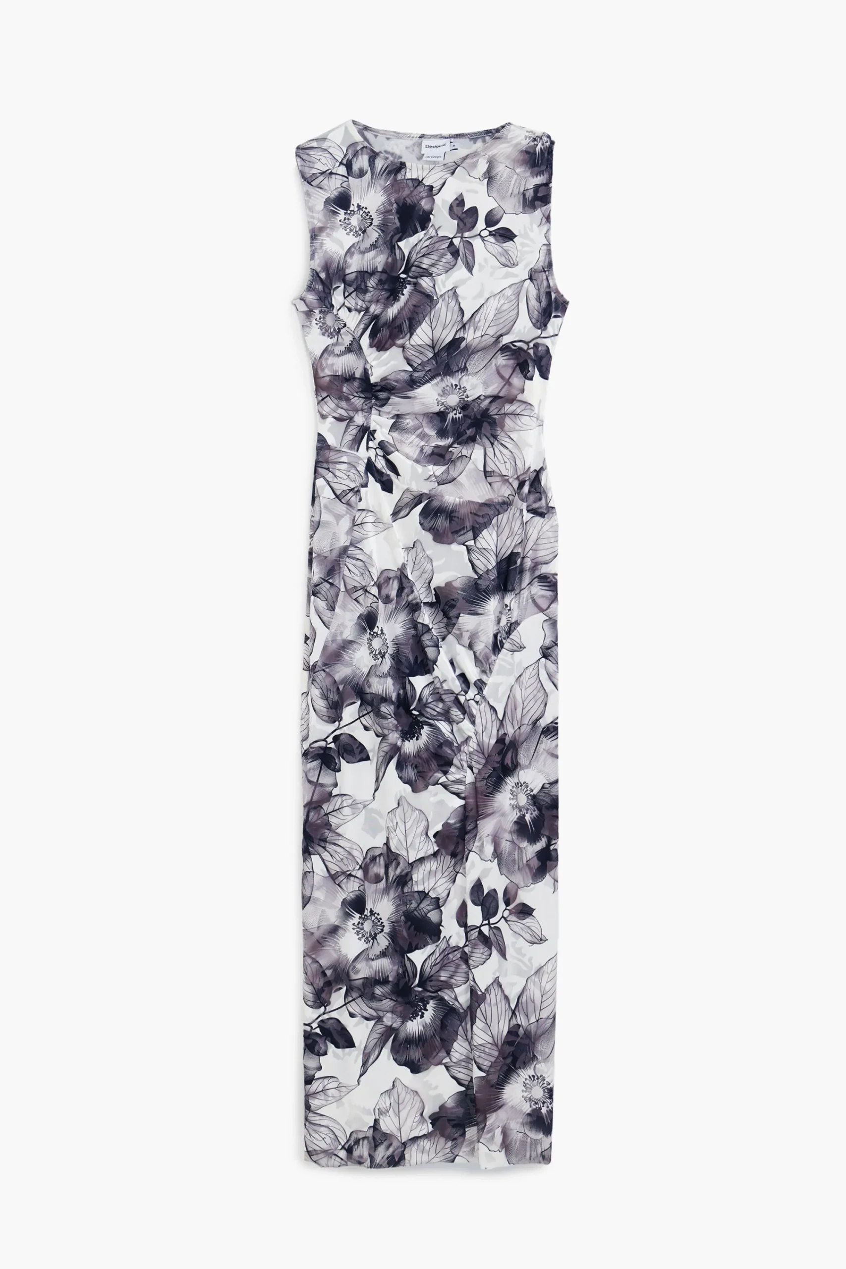 Vestidos Y Monos-Desigual Vestido midi flores