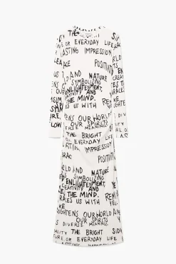 Ropa De Punto|Vestidos Y Monos-Desigual Vestido midi frase