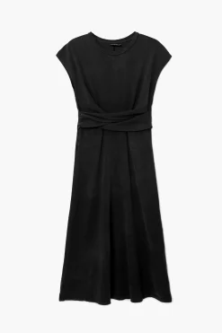 Vestidos Y Monos-Desigual Vestido midi frunces