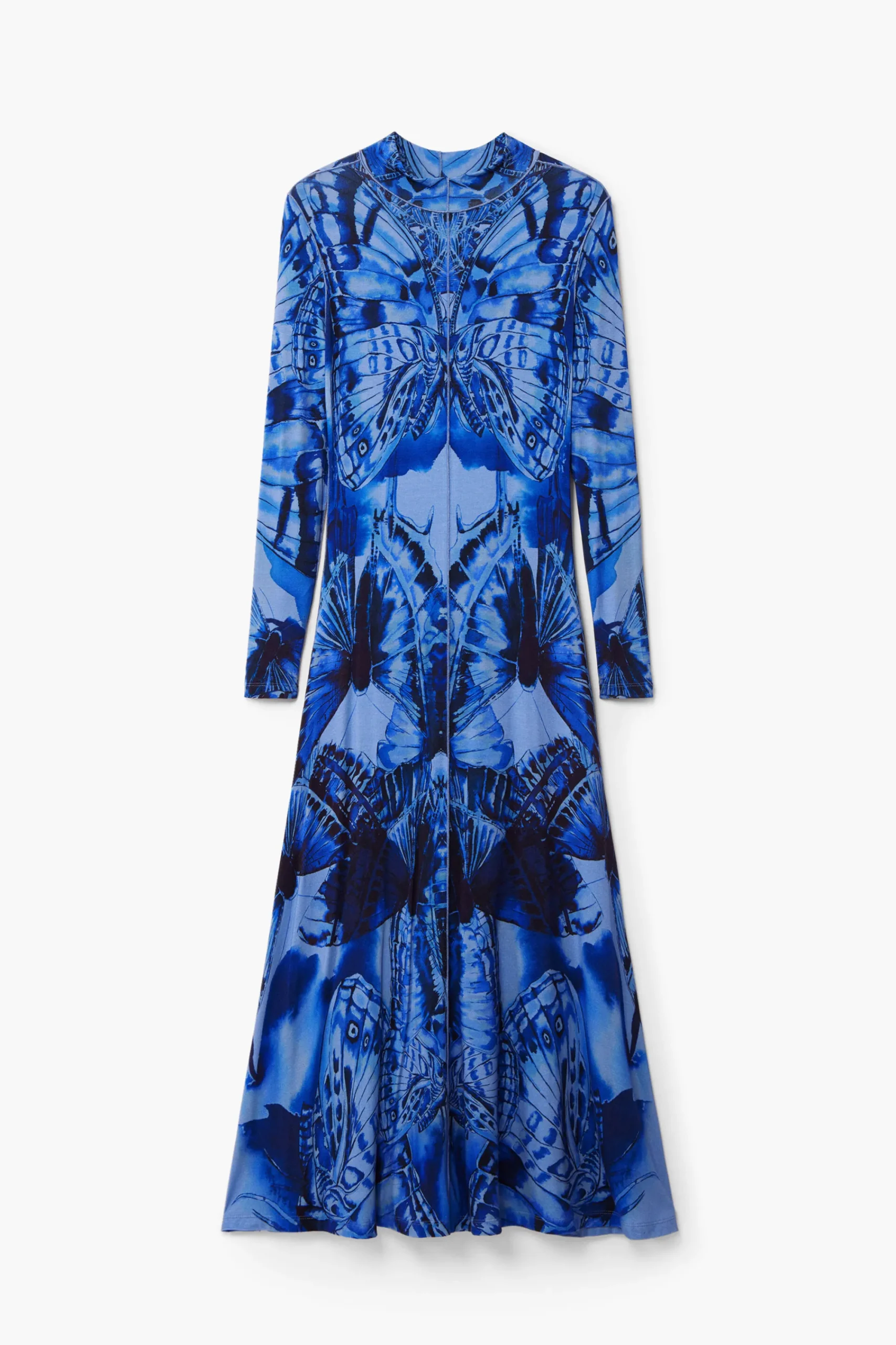 Vestidos Y Monos-Desigual Vestido midi mariposa