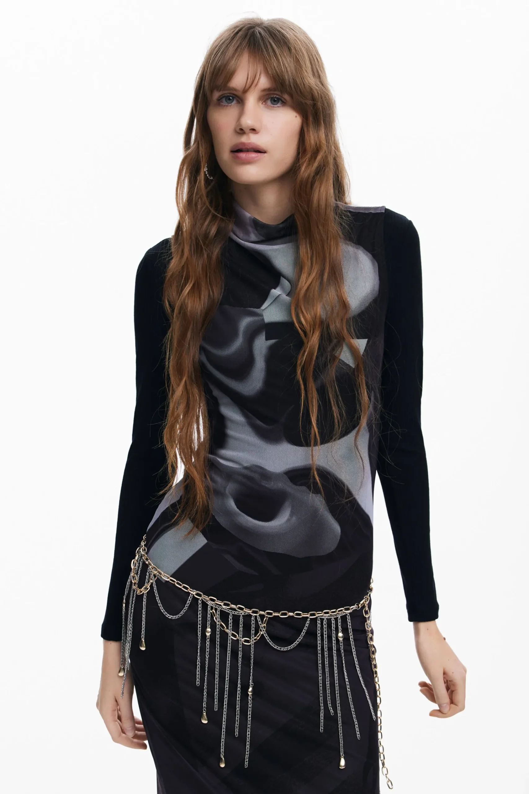 Ropa De Punto|Vestidos Y Monos-Desigual Vestido midi multiposición