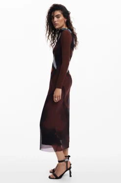 Vestidos Y Monos-Desigual Vestido midi multiposición