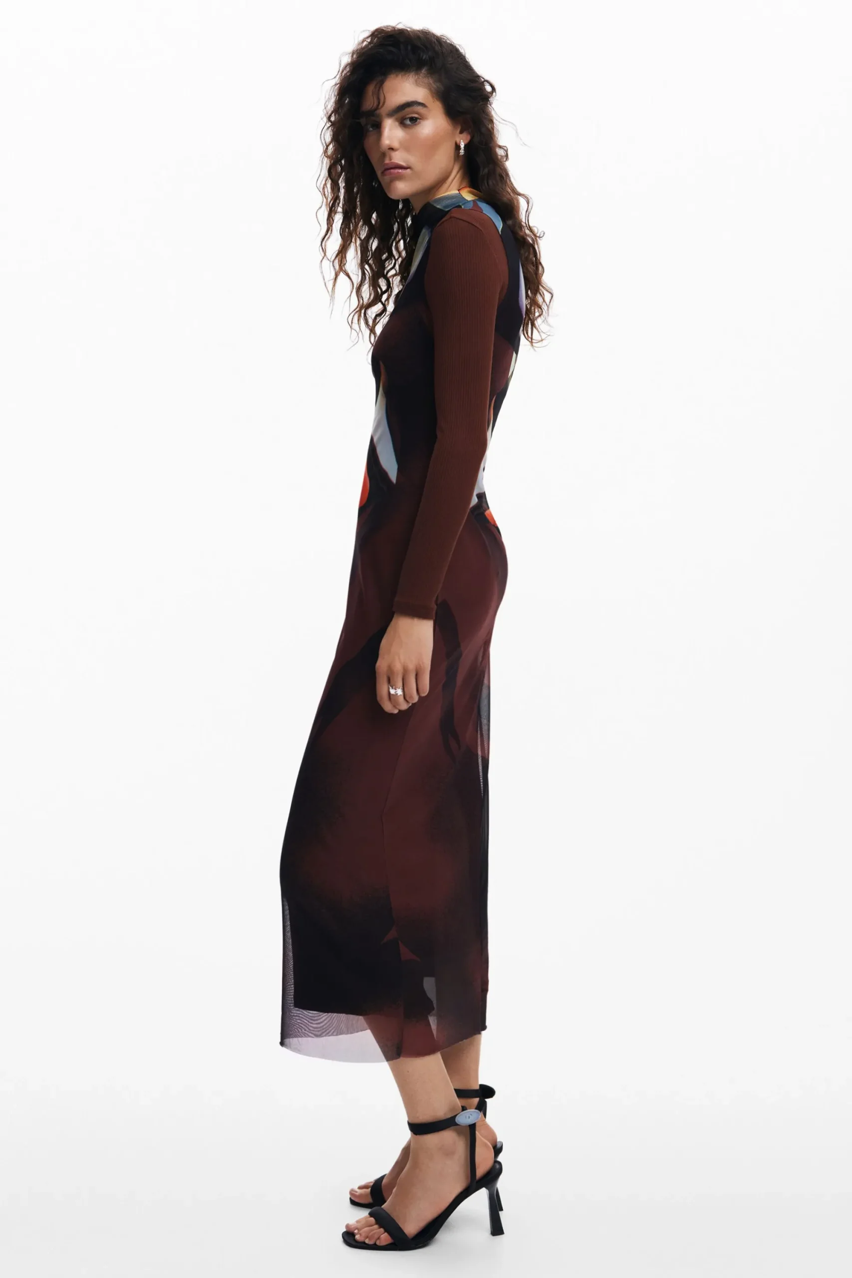 Vestidos Y Monos-Desigual Vestido midi multiposición