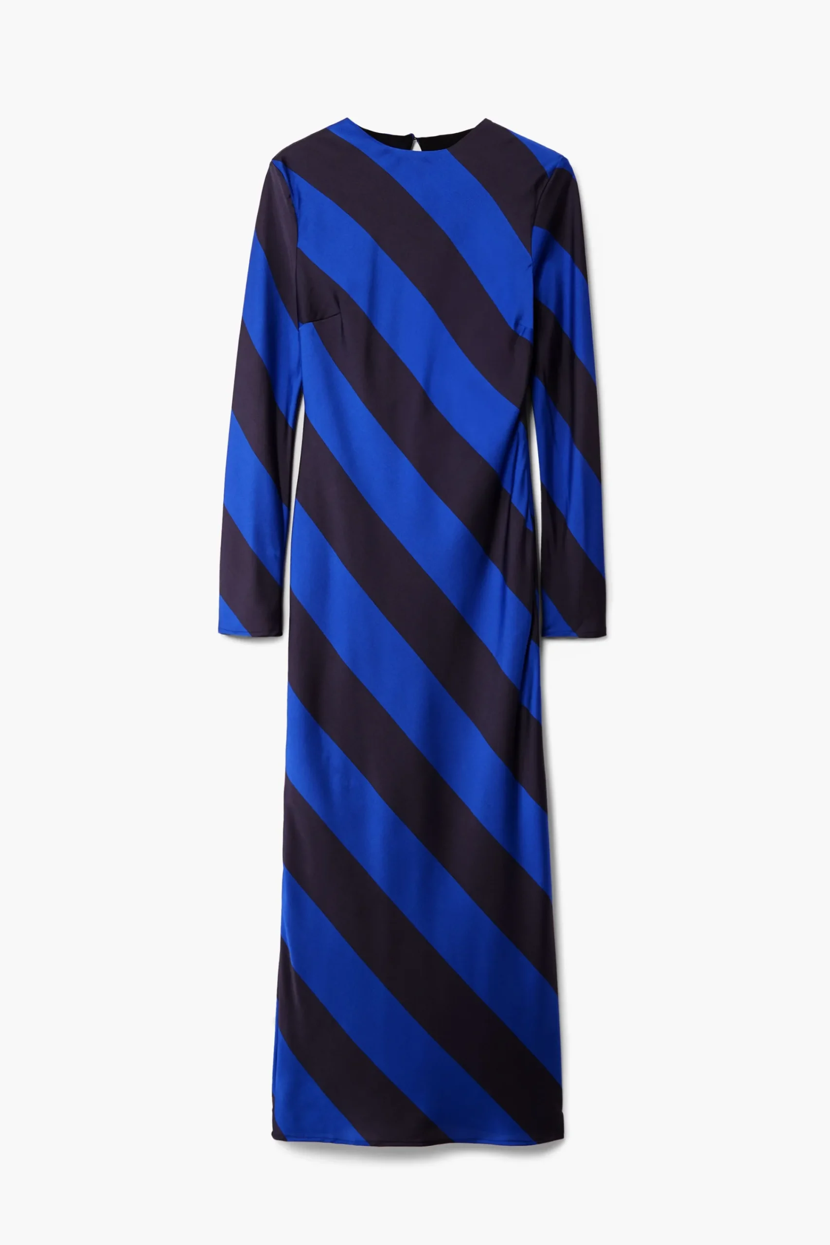 Vestidos Y Monos-Desigual Vestido midi rayas