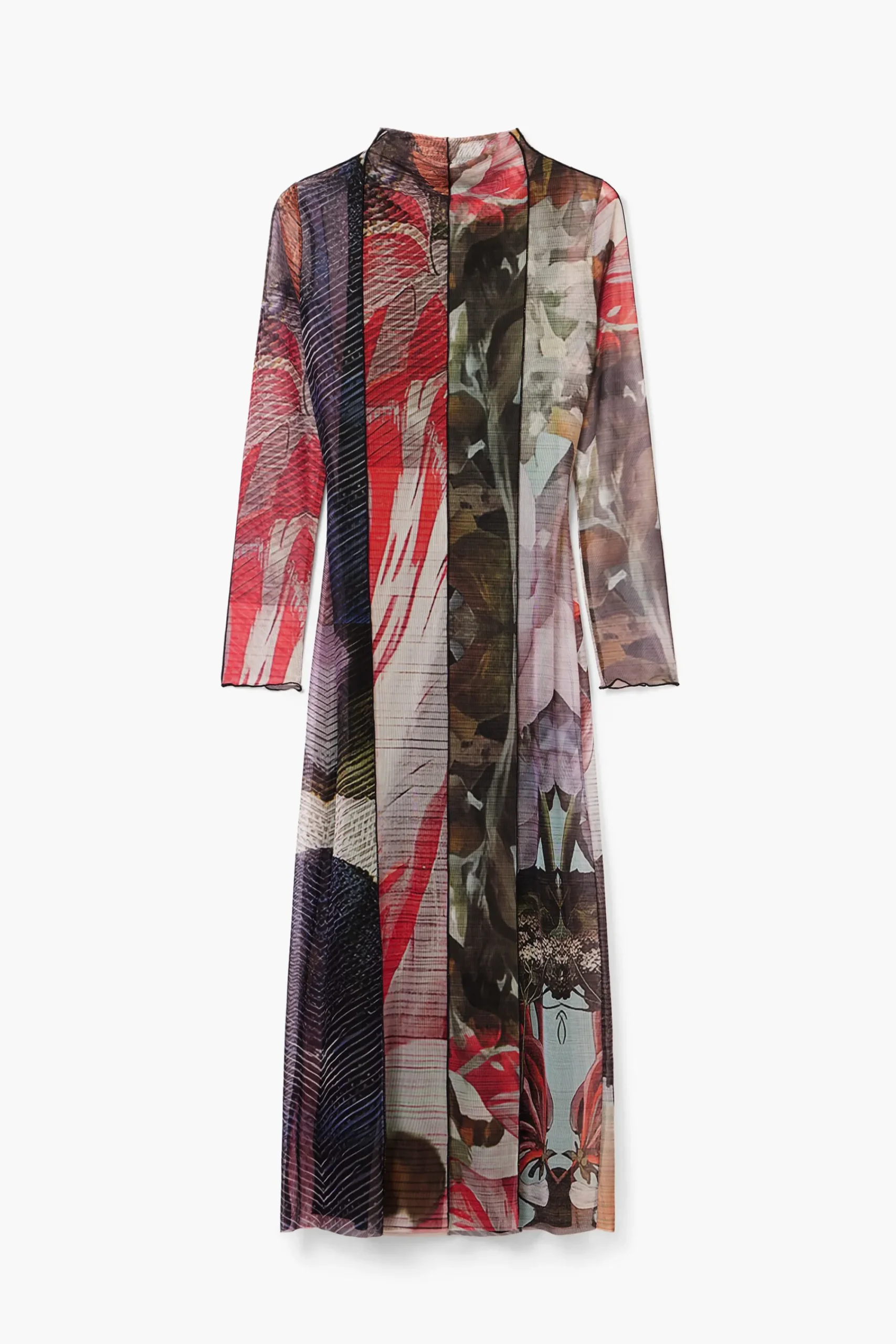 Vestidos Y Monos-Desigual Vestido midi tul estampado
