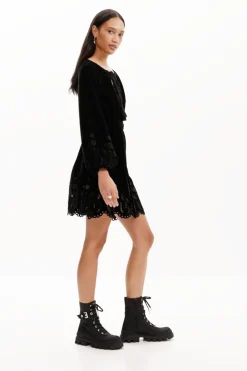 Vestidos Y Monos-Desigual Vestido mini bordados