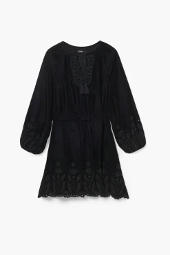 Vestidos Y Monos-Desigual Vestido mini bordados