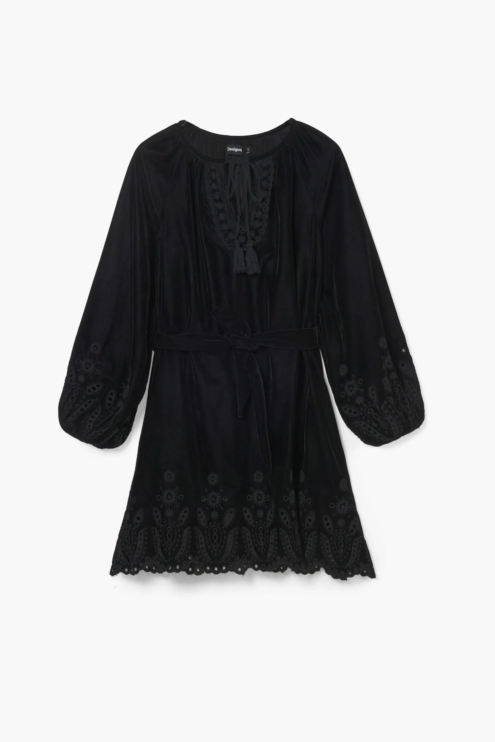 Vestidos Y Monos-Desigual Vestido mini bordados