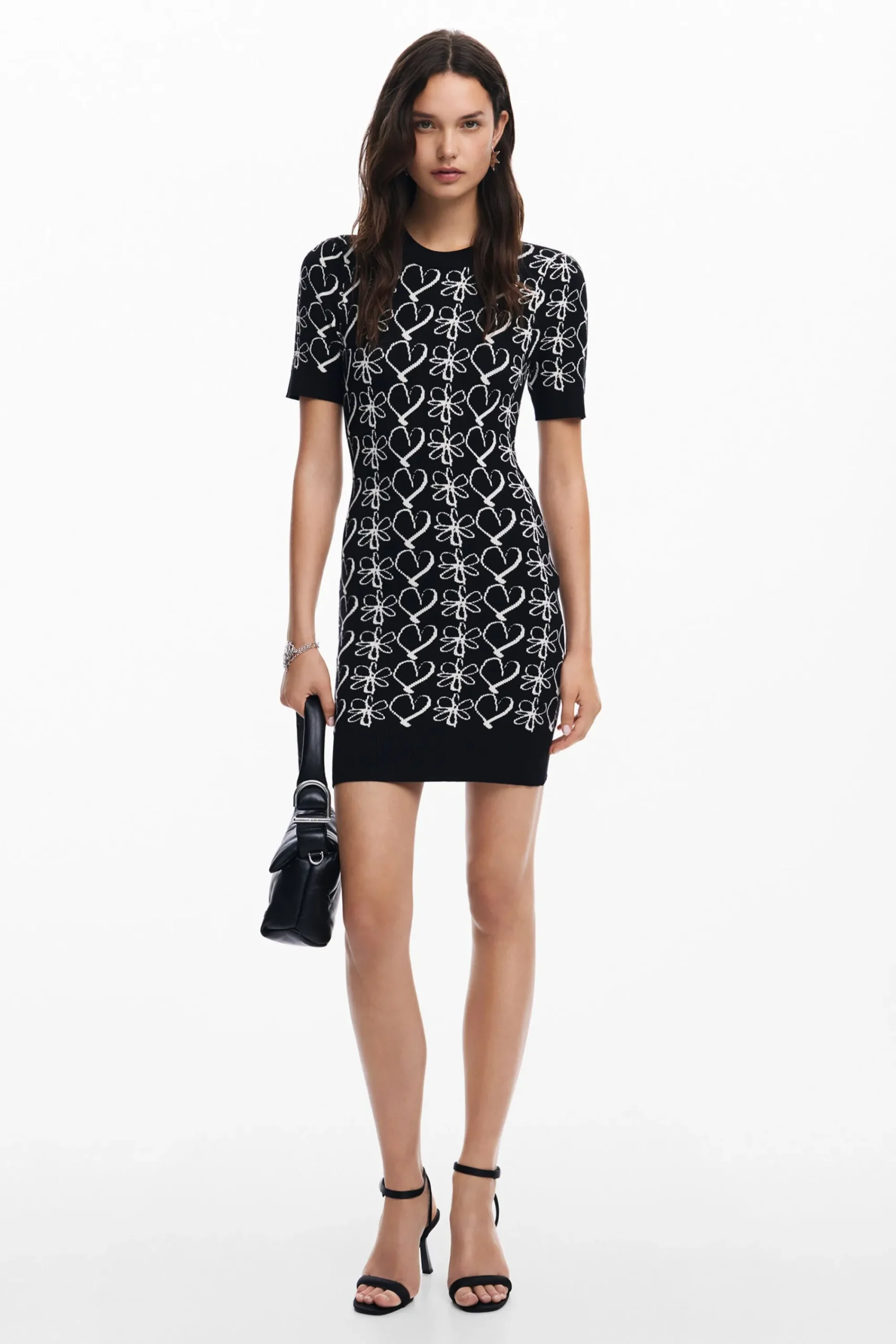 Ropa De Punto|Vestidos Y Monos-Desigual Vestido mini estampado M. Christian Lacroix