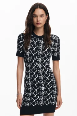Ropa De Punto|Vestidos Y Monos-Desigual Vestido mini estampado M. Christian Lacroix