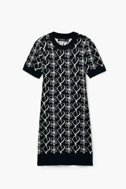 Ropa De Punto|Vestidos Y Monos-Desigual Vestido mini estampado M. Christian Lacroix