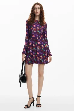 Vestidos Y Monos-Desigual Vestido mini flores M. Christian Lacroix