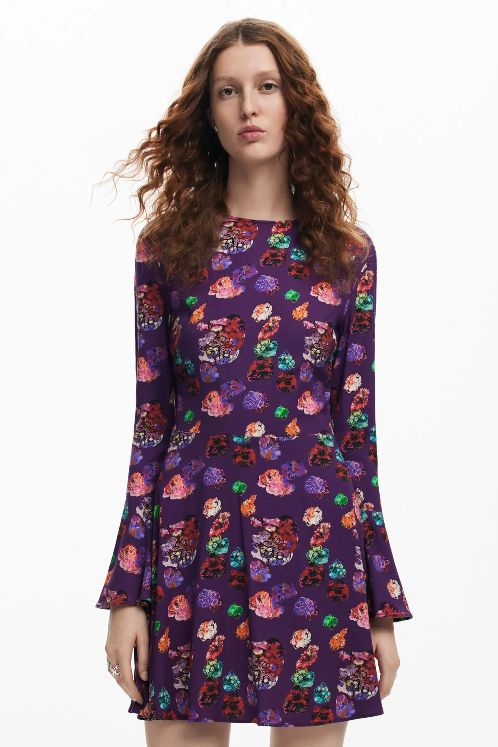 Vestidos Y Monos-Desigual Vestido mini flores M. Christian Lacroix