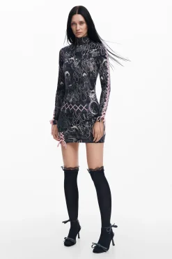 Vestidos Y Monos-Desigual Vestido mini María Escoté