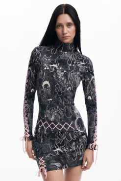 Vestidos Y Monos-Desigual Vestido mini María Escoté