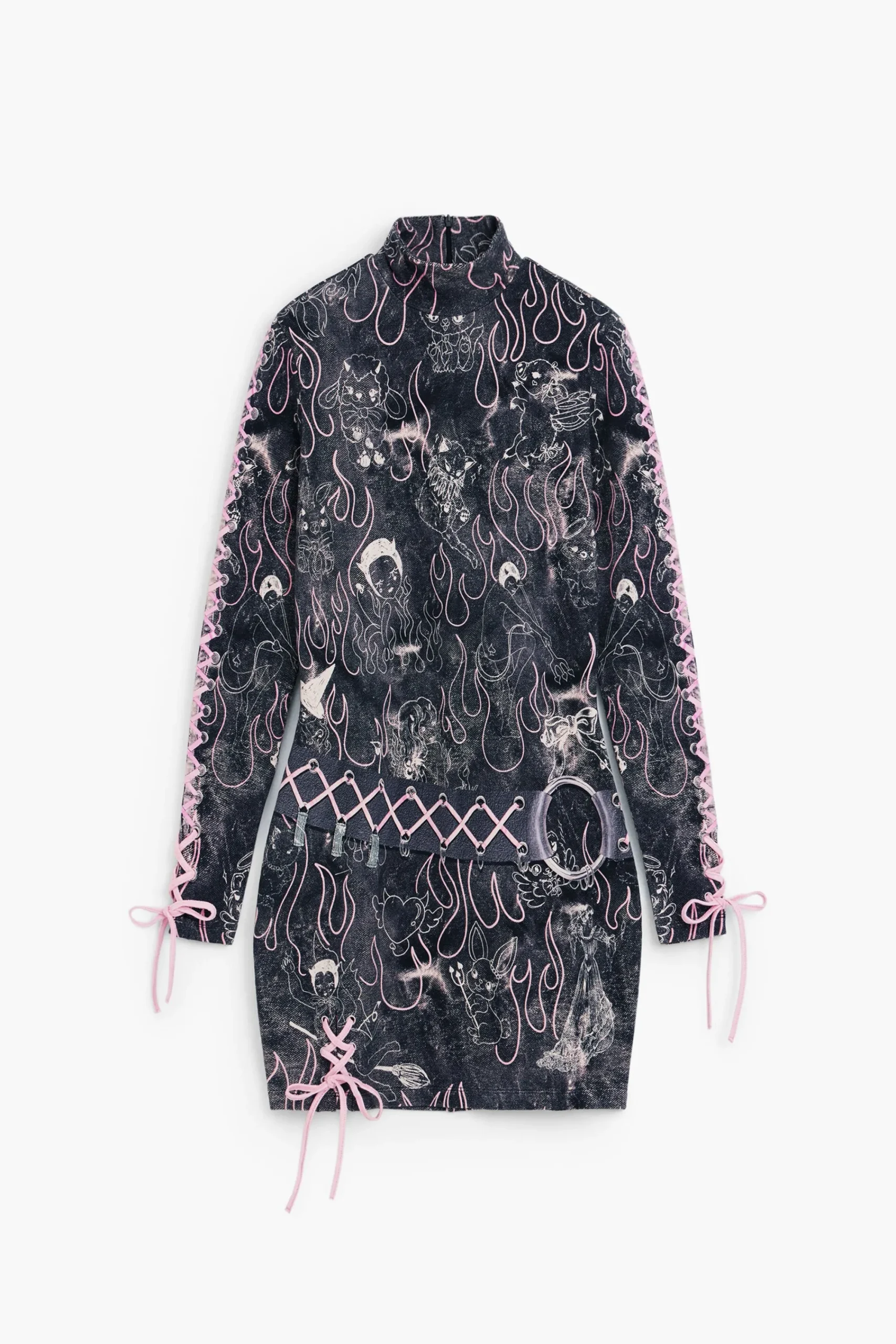 Vestidos Y Monos-Desigual Vestido mini María Escoté