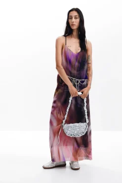 Vestidos Y Monos-Desigual Vestido plisado estampado floral