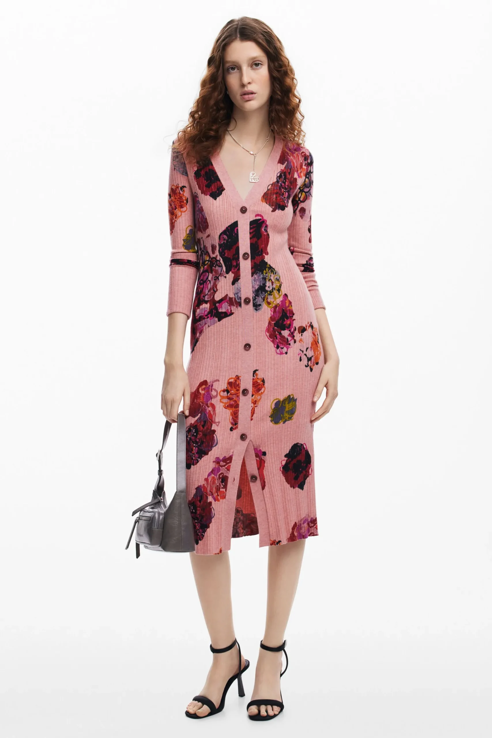 Ropa De Punto|Vestidos Y Monos-Desigual Vestido punto midi M. Christian Lacroix