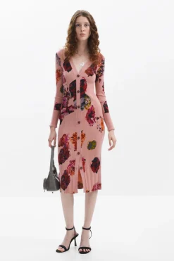 Ropa De Punto|Vestidos Y Monos-Desigual Vestido punto midi M. Christian Lacroix
